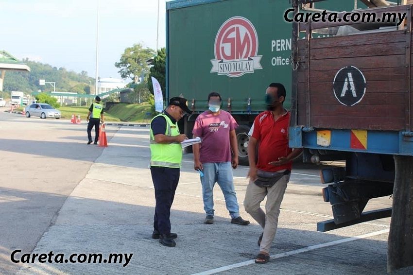 Op Rentas Sempadan 1,294 notis dikeluarkan pada kenderaan perdagangan